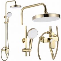 Duschgarnitur bloom white gold - REA