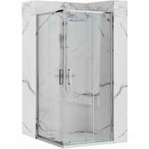 REA - duschkabine punto chrom 80X80