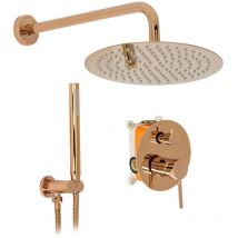 Unterputz duschset lungo rose gold + box - REA