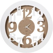 READY Wanduhr – Durchmesser 50 cm – pulverbeschichtetes Eisen – Arti E Mestieri