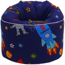 Ready Steady Bed - Runder Sitzsack mit Füllung, Sitzsack fürs Kinderzimmer, weicher Kleinkindersitz fürs Spielzimmer, ergonomisch geformter