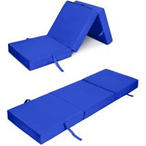 Loft 25 - Materasso pieghevole, materasso futon per interni, materasso da viaggio e da campeggio resistente all'acqua, materasso per ospiti 198x66x14