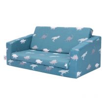 Ready Steady Bed - Kinder-Schlafsofa zum Spielen, Klappsitz fürs Kinderzimmer, tragbarer Klappsitz fürs Spielzimmer, bedrucktes umwandelbares Sofa
