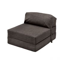 Matelas d'invité pour le salon, matelas futon d'intérieur 168x60x14 cm avec appui-tête, matelas simple en z, couchage pour chambre à coucher,