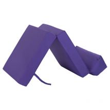 Matelas pliant, futon résistant à l'eau pour le camping, matelas pliable avec appui-tête, matelas de voyage convertible, 168x60x13 cm matelas