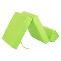 Matelas pliant, futon résistant à l'eau pour le camping, matelas pliable avec appui-tête, matelas de voyage convertible, 168x60x13 cm matelas