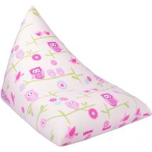 Ready Steady Bed - Pouf pour enfants pour le salon, pouf confortable en forme de pyramide, fauteuil pouf de salon de jeu pour enfants, siège chaise
