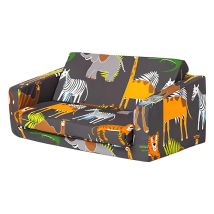 Ready Steady Bed - Sofá cama infantil para jugar, asiento plegable para habitación infantil, asiento plegable portátil para sala de juegos, sofá
