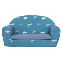 Ready Steady Bed Sofá plegable para niños, sillón para jugar, sofá acogedor para sala de juegos, asiento de juego colorido con almohadilla, Rex