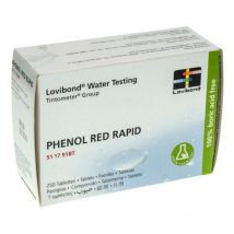 Reaktiv red phenol rapid für pooltester, 250 tabletten. Lovibond