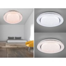 Reality - led Deckenleuchte Atria weiß, Fernbedienung Deckenleuchte