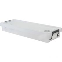Whitefurze Allstore 1.25LTR 370X110X50MM Storage Box with Lid