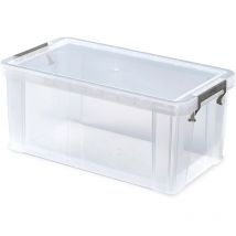 Kaiserkraft - Whitefurze Allstore 7.5LTR 250X190X160MM Storage Box with Lid - Transparent