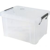 Kaiserkraft - Whitefurze Allstore 5LTR 260X190X150MM Storage Box with Lid - Transparent