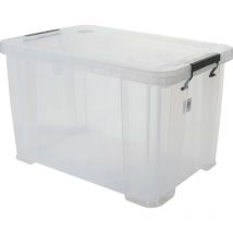 Kaiserkraft - Whitefurze Allstore 26LTR 470X300X290MM Storage Box with Lid - Transparent