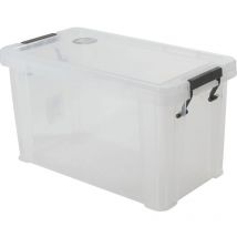 Kaiserkraft - Whitefurze Allstore 2.6LTR 240X130X140MM Storage Box with Lid- you get 6 - Transparent