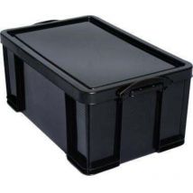 Aufbewahrungsbox 71 x 31 x 44 cm (b x h x t) din A4 64l Polypropylen schwarz