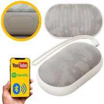 RMA2007 - Lautsprecher de Taschenradiator dedede Bass 3 w Bluetooth (Wüstengrau, Stereo-Kanal), Wüstengrau - Realme