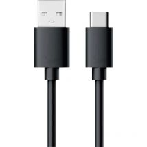Realpower - Câble usb usb 2.0 usb-a mâle, usb-c mâle 0.60 m noir 255650 Y710212