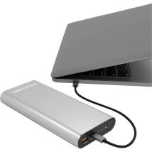 Realpower - PB-20000 Powerbank (batterie supplémentaire) 20000 mAh LiPo argent