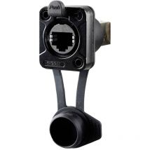 Av RJ45 Feedthrough, IP65 Airtight RRE8F-Z-010-1 Presa Nero 1 pz. - Rean