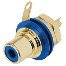Rean - presa phono (rca) - contatti placcati oro - blu