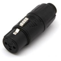 Rean - tiny - adaptateur xlr femelle vers xlr male - noir