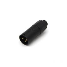 Neutrik Rean xlr-stecker auf stecker - schwarz