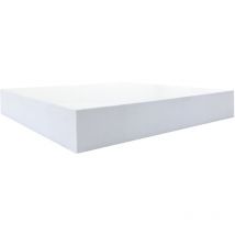 Mobili Rebecca - Rebecca Mobili 2 Mensole Scaffali Bianchi Legno Contemporaneo 3.8x25x25