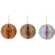 Rebecca Mobili Adornos de Bolas Colgantes para Árbol de Navidad 12 unidades Ø 8 cm