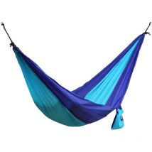 Rebecca Mobili Amaca Blu Lavabile Nylon Corda Moschettoni 275x136