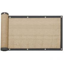 Rebecca Mobili Frangivista Telo da Balcone Frangivento Oscurante Polietilente Beige Ombra 95%