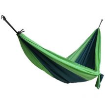 Mobili Rebecca - Rebecca Mobili Hamac Vert Nylon Sac de Transpor Lavable Jardin Trekking 275x136