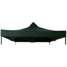 Mobili Rebecca - Rebecca Mobili Housse de Remplacement pour Gazebo Vert Polyester Oxford 800D Anti uv 3x3