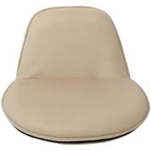 Rebecca Mobili Poltrona da Meditazione Pieghevole Tessuto Beige 44x52x50
