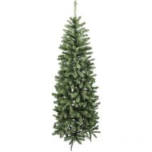 Mobili Rebecca - Rebecca Mobili Árbol de Navidad artificial de abeto verde de 150 cm, realista y grueso, 497 ramas