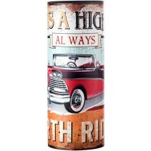 Mobili Rebecca - Rebecca Mobili Schirmständer Regenschirmständer Mdf Canvas Rot Gelb 49x20x20