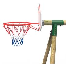 Rebo - Basketball Net with Bracket to Attach to Round Wood Swing Sets