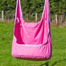 Children's Hanging Cocoon Pod Chair Hammock Swing Seat - Pink - Pink - Rebo