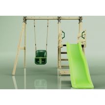 OutdoorToys Schaukel Hortensie - grün aus Holz in Grün mit