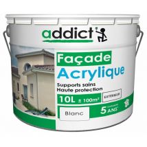 Façade acrylique10lblanc - Addict