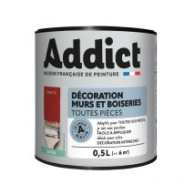 Addict - Peinture Acrylique satin 0.5 litre tomette