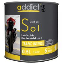 Peinture sol haute résistance monocomposant, blanc, 0,5 litre