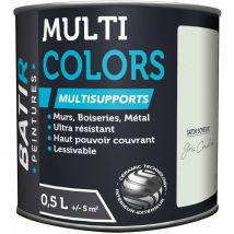 Peinture Batir Multi-Supports Satin Soyeux 0,5 l gris cendre