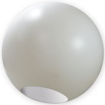 Soplás - Difusor Esférico de Polietileno D.550 mm con Boca de 170 mm para Iluminación Exterior Bricoprofesional