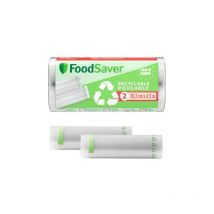 2 rollos envasadora al vacio 100% reciclables 20 cm x 4,5 m Foodsaver