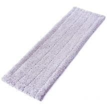Mery - Recambio Mopa Gamuza Atrapa Polvo Mopa para Seco y Mojado 100% Microfibra Lavable Ecológico Lila Medidas: 45x15cm