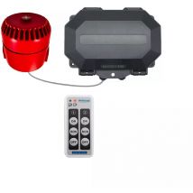 Ultra Secure - Récepteur extérieur armable sans fil 800m - Sirène pro IP65 & télécommande / Durée et tonalité réglable (protect 800)