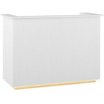 Physa - Reception Desk - with indirect lighting - lockable - pull-out keyboard shelf