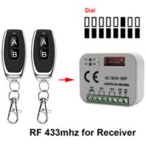 Andyou - Receptor multifrecuencia de 9-30 v, 10 a, 300-900 MHz con interruptor de límite remoto, control remoto con motor de cc de avance y retroceso